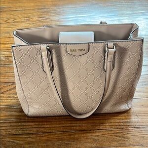Nine West Beige Tote Bag